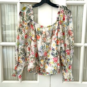 Alice & Olivia floral top